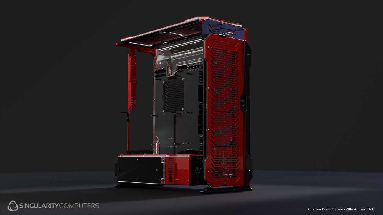 Case Renders & Custom Paint Now Available - Singularity Computers
