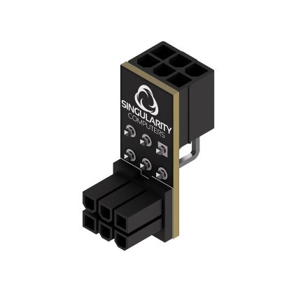 Shift Motherboard 6pin PCIE 90 Degree Adaptor
