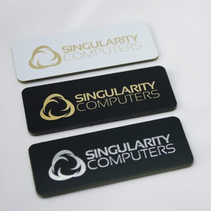 Singularity Computers Case Badges