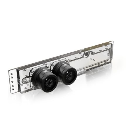 Rackmount Dual D5 Reservoir Combo Distribution Plate