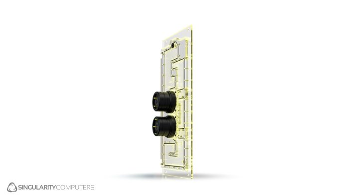 Lian Li O11D XL EVO Front Dual D5 Reservoir Distribution Plate Clear - Image 3