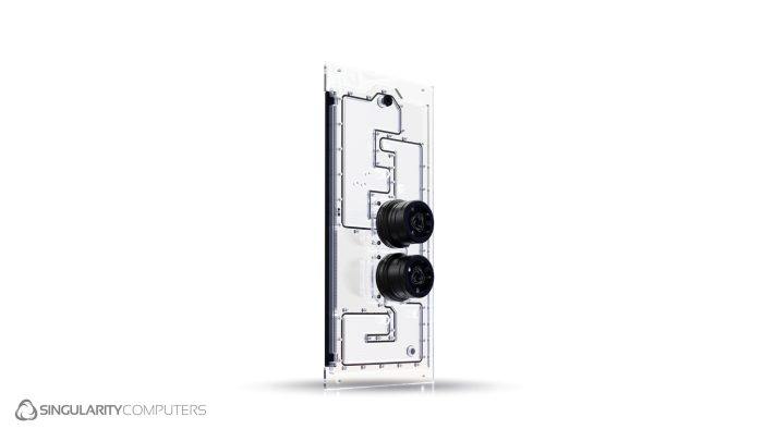Lian Li O11D XL EVO Front Dual D5 Reservoir Distribution Plate Clear - Image 7