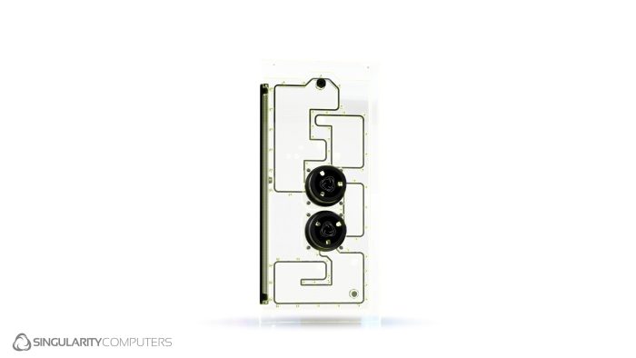 Lian Li O11D XL EVO Front Dual D5 Reservoir Distribution Plate Clear - Image 8