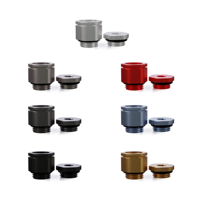 Low Profile Drain Valve Cerakote Fitting - Image 1