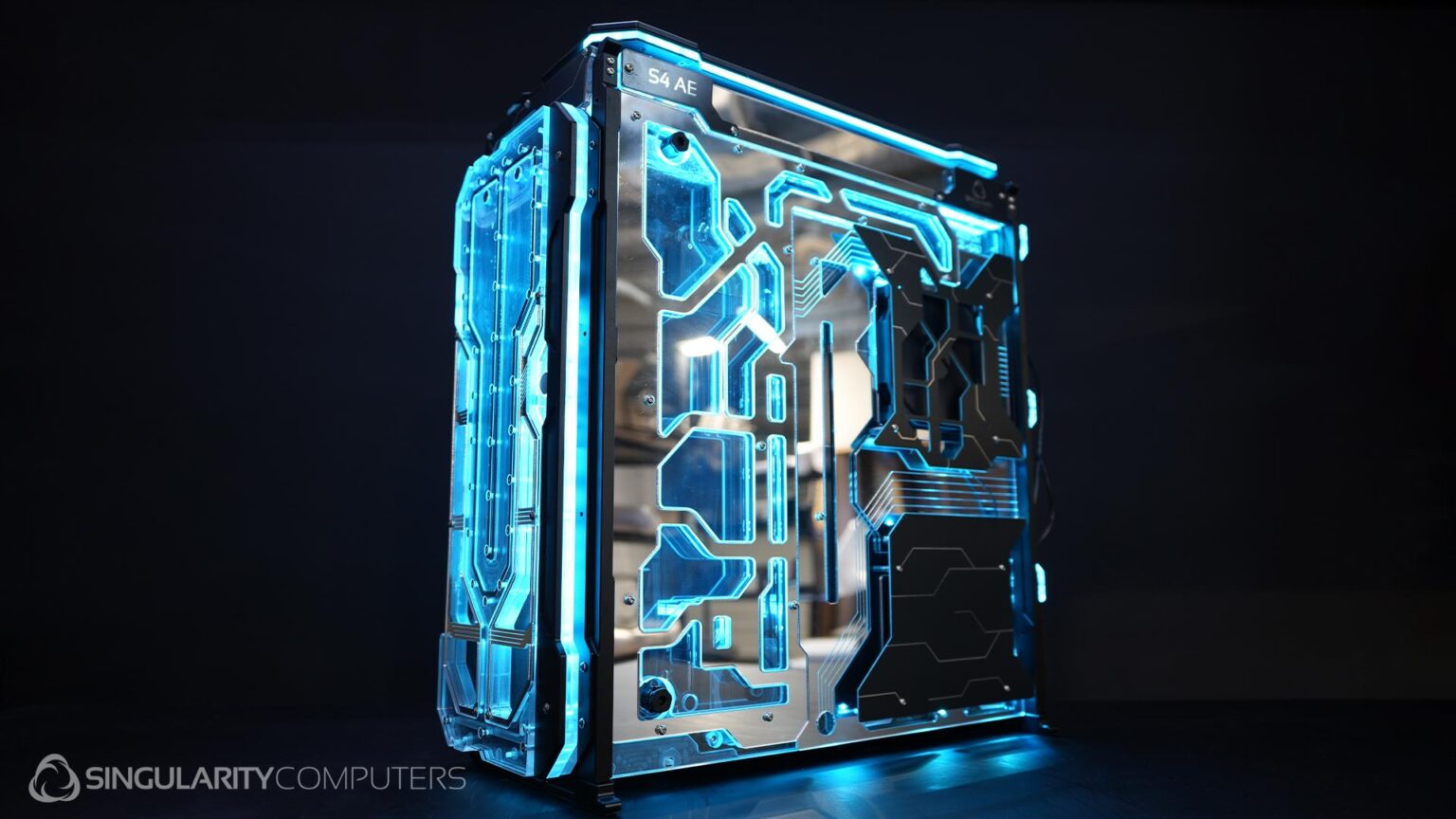 127 Computer Build #127 Spectre 4 Aevum Chrome - Singularity Computers